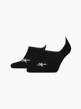 Negru Set 2 Perechi Sosete Invizibile Cu Logo  Barbati
