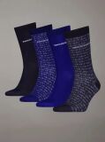 Blue 4 Pack Classic Socks Gift Set  Men