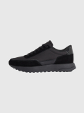 Negru Adidasi Runner Din Amestec De Piele  Barbati