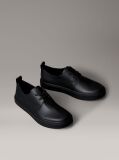 Negru Pantofi Derby Hibrizi Din Piele  Barbati