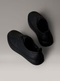Negru Pantofi Derby Hibrizi Din Piele  Barbati
