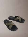 Verde Luxor - Sandale Usoare Tip Lug Cu Logo  Barbati