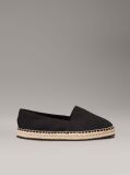 Black Canvas Espadrilles  Women