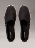 Black Canvas Espadrilles  Women