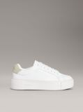 White Leather Platform trainers  Women