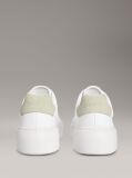 White Leather Platform trainers  Women