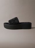 Negru Amelia - Papuci Cu Platforma Din Mesh  Femei