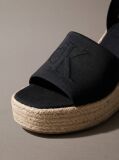 Negru Elisabeth - Sandale Tip Espadrille Cu Platforma Wedge  Femei