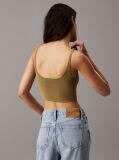 Verde Top Tip Bralette Din Tricot Elastic  Femei