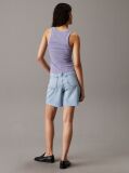 Denim Pantaloni Scurti Denim Tip Bermuda  Femei