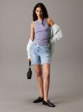 Denim Pantaloni Scurti Denim Tip Bermuda  Femei