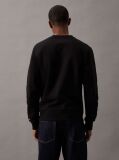 Negru Hanorac Fleece Din Amestec De Bumbac  Barbati
