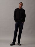 Negru Hanorac Fleece Din Amestec De Bumbac  Barbati