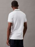Alb Tricou Polo Slim  Barbati