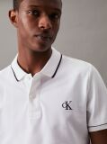 Alb Tricou Polo Slim  Barbati