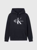 Black Monogram Hoodie  Men