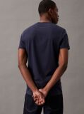 Blue Monogram Slim T-Shirt  Men
