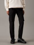 Black Skinny Ripstop Cargo Pants  Men