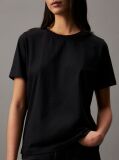 Negru Tricou Din Bumbac Moale  Femei