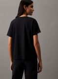 Negru Tricou Din Bumbac Moale  Femei