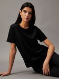 Negru Tricou Din Bumbac Moale  Femei