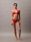 Red Triangle Bikini Top - CK Monogram  Women