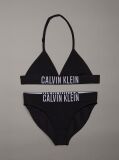 Negru Set Bikini Triunghi Pentru Fete - Intense Power  Fete