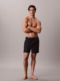 Black Double Waistband Swim Shorts - Intense Power  Men