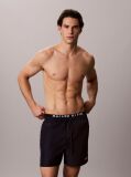 Black Double Waistband Swim Shorts - Intense Power  Men