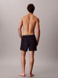 Black Double Waistband Swim Shorts - Intense Power  Men