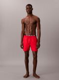 Red Double Waistband Swim Shorts - Intense Power  Men