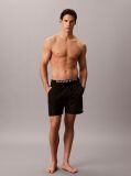 Black Double Waistband Swim Shorts - Intense Power  Men