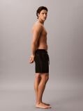 Black Double Waistband Swim Shorts - Intense Power  Men
