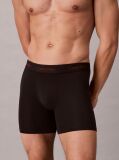 Black 3 Pack Boxer Briefs - Icon Cotton Stretch  Men