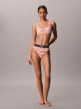 Orange Bralette Bikini Top - CK Monogram  Women
