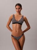 Negru Slip De Baie - CK Icon  Femei