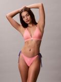 Roz Sutien De Baie Tip Triunghi Halter - CK Monogram  Femei
