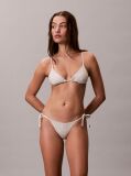 Gri Slip De Baie Cu Snururi Laterale - CK Essentials  Femei