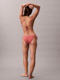 Rosu Slip De Baie Cu Snururi Laterale - CK Essentials  Femei