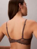 Brown Lift Demi Bra - Sensual Stretch Lace  Women