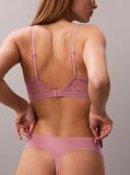 Roz Tanga Din Dantela – Perfectly Fit  Femei