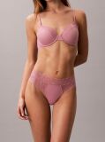 Roz Tanga Din Dantela – Perfectly Fit  Femei