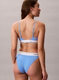 Albastru Sutien Bralette Triunghi Usor Captusit - Icon Cotton Modal  Femei