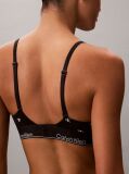 Negru Sutien Bralette Triunghi Usor Captusit - Icon Cotton Modal  Femei