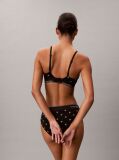 Negru Sutien Bralette Triunghi Usor Captusit - Icon Cotton Modal  Femei