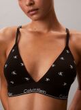 Negru Sutien Bralette Triunghi Usor Captusit - Icon Cotton Modal  Femei