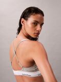 Grey Lightly Lined Bralette - Icon Cotton Modal  Women