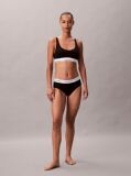 Negru Bralette Usor Captusit - Icon Cotton Modal  Femei