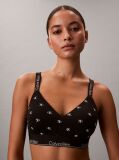 Negru Sutien Bralette Usor Captusit - Icon Cotton Modal  Femei