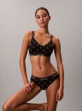 Negru Sutien Bralette Usor Captusit - Icon Cotton Modal  Femei